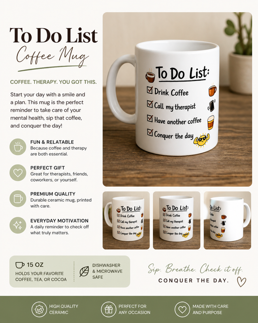 To Do List Cup
